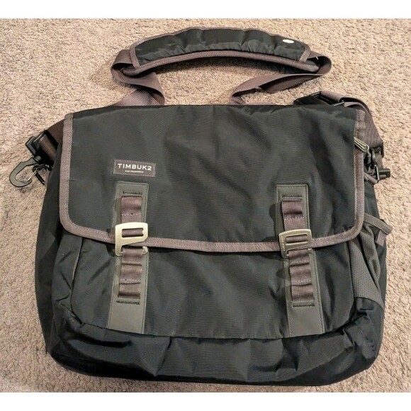 Timbuk2 Command Laptop Messenger Bag Small Black Bag - Picture 1 of 7